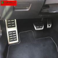 Car Pedal Cover for Skoda Karoq 2017 2018 2019 2020 2021 Gas Pedale Covers Brake Pedals LHD Foot Rest Pads Accessories Carmilla