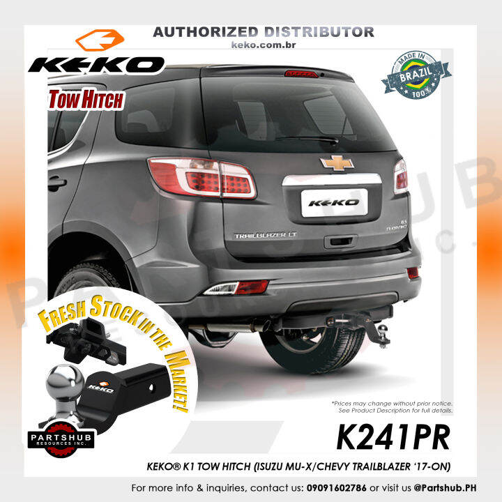 KEKO® ISUZU MUX/CHEVROLET TRAILBLAZER '17ON K241PR (K1 TOW HITCH