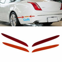 Red or Yellow Rear Bumper Side Reflector Lamp Marker Trim For Jaguar XJ XJL XJR 2010-2017