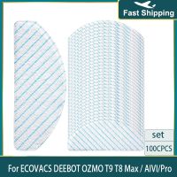 (Daily repurchase rag)แผ่นผ้าถูพื้นสำหรับ Ecovacs DEEBOT OZMO T8 AIVI Max พลังงาน T9/สูงสุด,แผ่นถูพื้นเครื่องดูดฝุ่นหุ่นยนต์ไมโครไฟเบอร์ล้างทำความสะอาดได้ผ้า