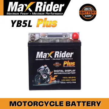 YTX9-BS -12 Volt 8 AH, 135 CCA, Rechargeable Maintenance Free SLA AGM  Motorcycle Battery 