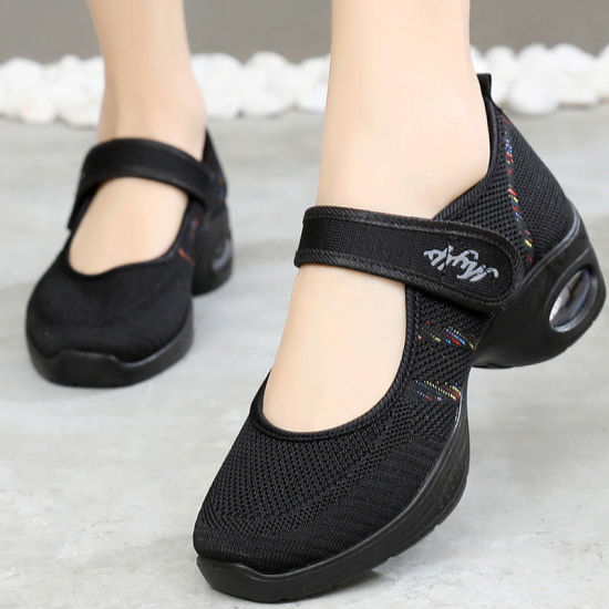 Giày thể thao giày chạy bộ đệm khí cho nữ giày khiêu vũ chống trượt đế mềm - ảnh sản phẩm 6