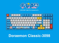 [cozy.keyboard] Doraemon Classic 3098 แบบมีสาย limited edition (akko orange switch)