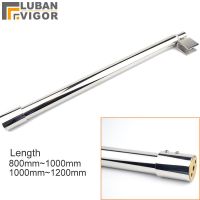 80-120CM Stainless Steel Shower Glass Door Fixed Rod Clip Support Bar Plane Fixed Adjustable Length