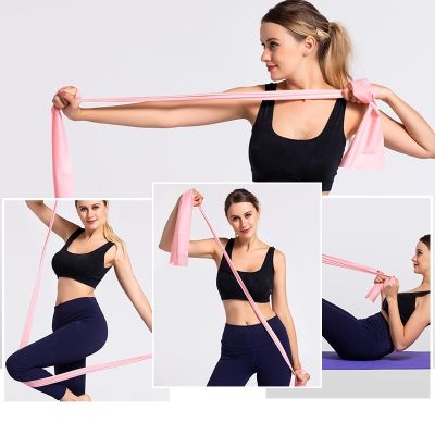 1roll Resistance Rubber Bands Yoga Pilates Stretch Band Excercise Loop for Gym Butt Legg Training Home Workouts Tool