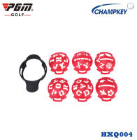 Champkey ที่หนีบลูกกอล์ฟ PGM สีดำแดง (HXQ004) Golf Ball line Marker อุปกรณ์สำหรับวาดลายเส้นบนลูกกอล์ฟ