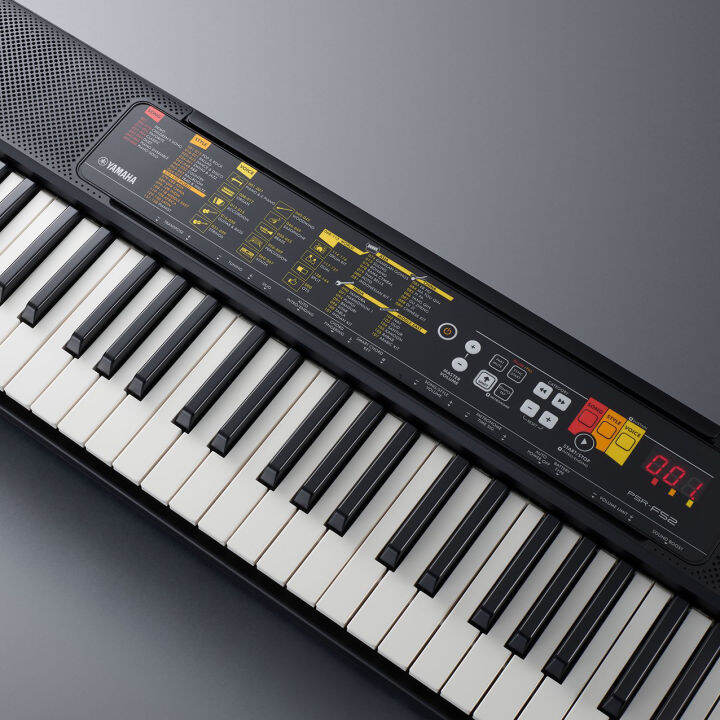 yamaha-psr-f52-electronic-keyboard-คีย์บอร์ดไฟฟ้า-61-คีย์-มี-136-เสียง-ลำโพงในตัว-แทนรุ่น-psr-f51-ฟรีอแดปเตอร์-amp-ที่วางโน้ต-amp-คู่มือ