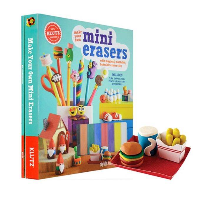 Original English klutz make your own mini erasers create exclusive Mini