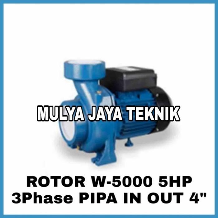 POMPA CENTRIFUGAL ROTOR W-5000 5HP 3PHASE PIPA IN OUT 4