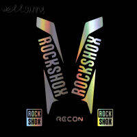 Cหดตัวสำหรับ Rockshox Reco สไตล์จักรยานเสือภูเขาด้านหน้าส้อม MTB จักรยานด้านหน้าส้อม Parker สติกเกอร์กันน้ำ15เซนติเมตร * 8เซนติเมตร
