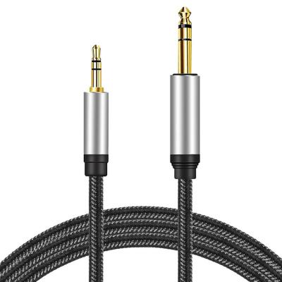 1/4 Inch to 1/8 Inch Audio Cable 3.5mm to 6.35mm Cable Hi-Fi Stereo Audio Cable Nylon Braid 4.92ft for Keyboard Home Theater Amplifiers Guitar wondeful