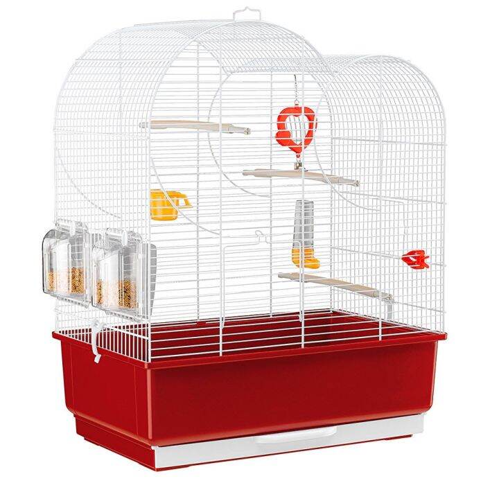 Ferplast Bird Cage Eva White Canary and small exotic bird cage