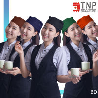 หมวกคลุมผม ผ้าคลุมผม Skull cap สีดำแบบผูก สวมใส่สบายไม่ร้อน #BD-K1 TNP Thanapand