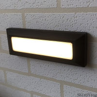 Outdoor Wall Lamp Led Stair Light Wall Decoration Garden Home Wall Decor Sand Black 6w IP65 Outdoor Light Sconce