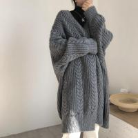 Casual Long Cardigan Elegant Women Sweater Autumn Winter Oversized Knitted Sweater Outwear Loose Jacket Sweaters Cardigans Lady