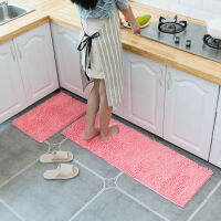 Yinzam Chenille Non-slip Kitchen Car,Home Decor Entrance Door Mats For House Washable Single Color Design Rug