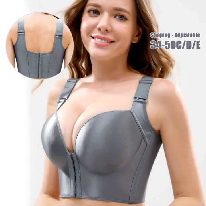 Bra Front Button Plus Size, Beauty Back Push Bra