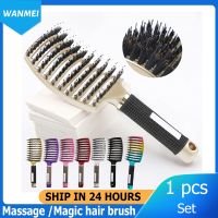 【CC】 Demelant Bristle Hair popbrush Untangle Scalp Massage Comb Hairbrush pop Hairdressing Styling