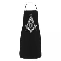 Custom Bib Freemason Apron Men Women Unisex Adult Chef Cooking Kitchen Masonic Freemasonry Tablier Cuisine Gardening