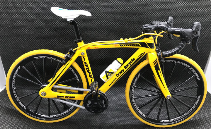 mountain-bike-bike-die-cast-สีเหลือง