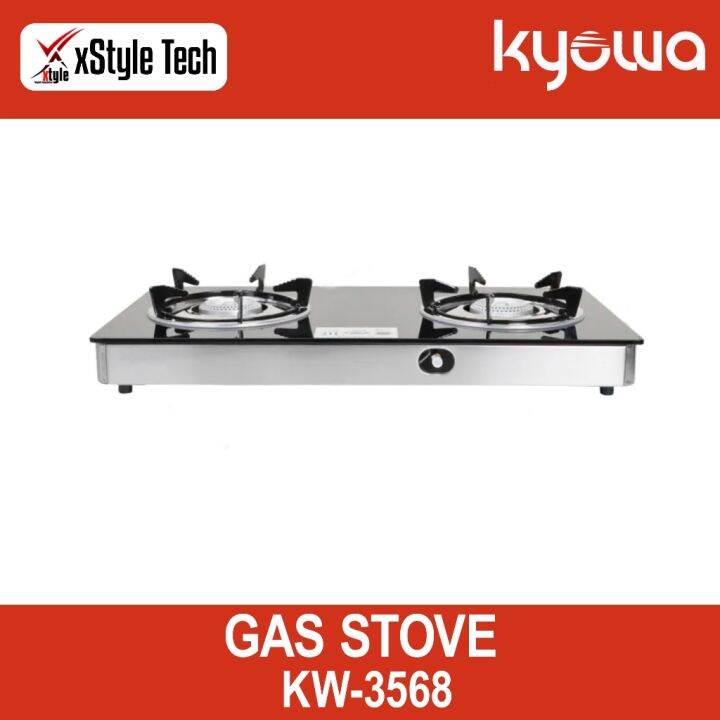 Kyowa Glass Top Double Burner Gas Stove KW3568 Lazada PH