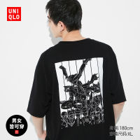 Uniqlo เสื้อยืดพิมพ์ลายผู้ชาย/ผู้หญิง (UT) โผล่ (แขนสั้น Baokemeng พ่อแม่-Child) 462032