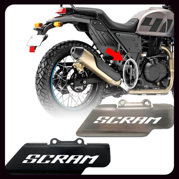 Motorcycle Rear Master Cylinder Guard For Himalayan Scram 411 cc