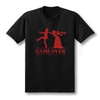 Summer Game Over Bride Groom Bachelor Bachelorette Party Funny Tshirt Men Clothing Crew Neck Cotton T-Shirt Oversized