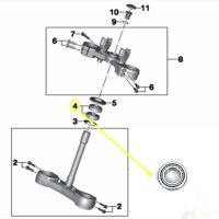 For BMW F650GS G650GS F700GS F800GS ADV G650X Direction turn Bearing