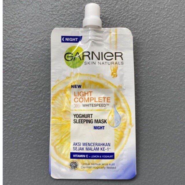 Brand New Auth Garnier Light Complete (Yogurt Sleeping Mask / Whitening