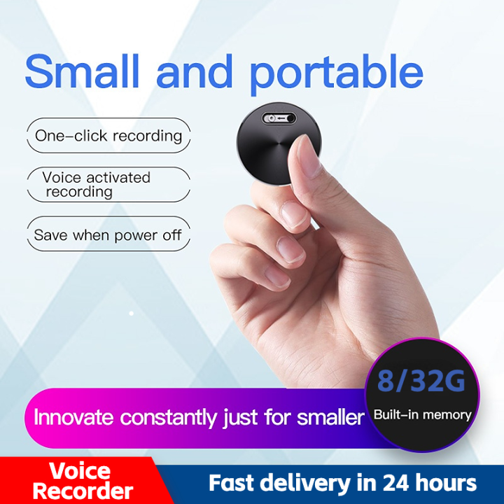 20Hrs Professional Voice Recorder Small Portable Activated Recording ...