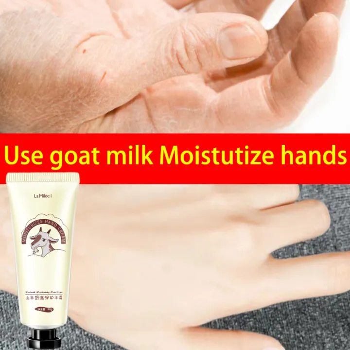 Goat milk hand cream Prevent dryness moisturize and moisturize reduce