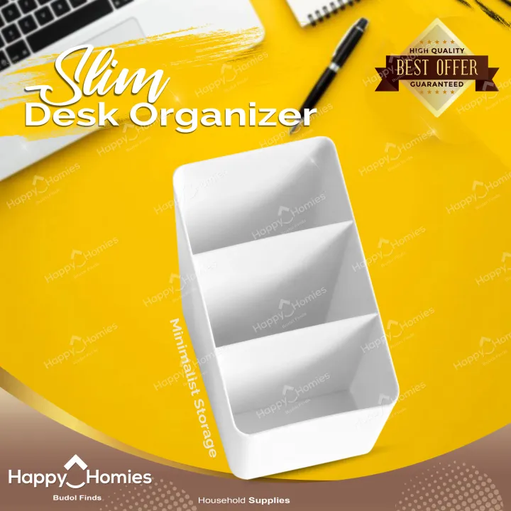 Slim Desk Organizer Office Desk Organizer Layered Desk Storage Remote Control Holder Pen Holder