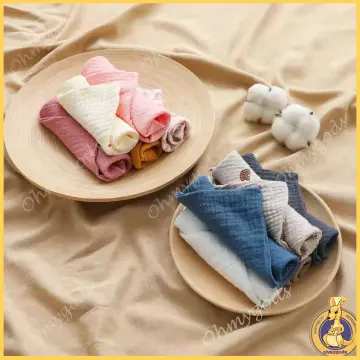 Baby Cute Cartoon Towels Muslin Cloth Hand Face Wipes Saliva Bib  Handkerchief Gauze Cotton Kids Boys Girls Washcloth Burp Cloth