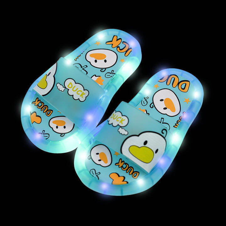 rainbow-led-light-indoor-slippers-children-shoes-kids-slippers-baby-bathroom-sandals-kids-shoes-for-girl-boys-flip-flops-toddler