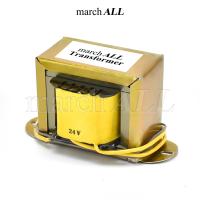 MarchAll หม้อแปลงไฟฟ้า 3A แท้ แรงดัน เอาพุต 24V โวลต์ AC ชนิด EI TRANSFORMER ไฟเดี่ยว 2 สายไฟ นำไปต่อ เรคติไฟเออร์ หรือ ต่อตรงได้ เป็นภาคจ่ายไฟได้ทุกวง