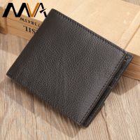 MVA Men 39;s Genuine Leather Wallet Men Credit Card Wallet Slim Male Wallets Money Clip For Men Card Holder Men 39;s Designer Purse