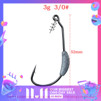 ?【Lowest price】LANG สัมผัส JIG Crank HEAD หนาม Hook 3G 5.25g Crank ออฟเซ็ทเบ็ดตกปลา Fit สำหรับตกปลา Tackle