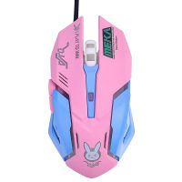 USB Wired Optical Mouse Office Home Mouse With LED Breathing Light 6-key Gaming Mouse Suitable For DVA E-sports Games