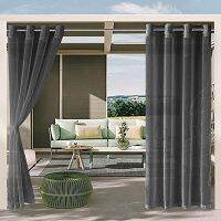 Waterproof Outdoor Patio Panel Curtains Screening Voile Sheer Curtain Drapes Windproof Garden Gazebo Porch Exterior Decor Rideau Fishing Reels