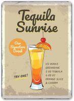 Signature Drink Sign, Custom Drink Gift, Custom Bar Drink Gift, Sunrise Gift, Sunrise Bar Drink, Bar Drinks, Decor For Bar Tin Signs Vintage Bar Man Cave Cafe Garage Home Wall Decoration Sign 8x12 Inch