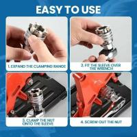 Magic Sleeve Converter For Electric Drill 10mm To Converter Electric 19mm Wrench Wrench With Ratchet Wrench Universal Y6Z7