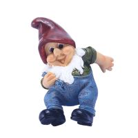 【cw】 Pot Decoration Climbing Elf Dwarf Desktop Ornaments Vase Gnome 【hot】