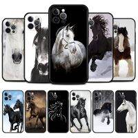 Running Horse Phone Case for iPhone 13 Pro 12 Mini 11 Pro Max XR X 7 8 6 6S Plus XS Max 5S SE 2020 Cover Coque