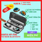Tai nghe không dây HAFA HF-F95 - Công nghệ Bluetooth 5.1 - Kèm hộp sạc