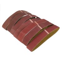 7 PCS 50 X 686 MM Sanding Abrasive Belt For Metal Wood Grinding Sander 120-1000 Grit Alumina Belt Metal Material Polishing Power Sanders