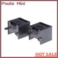 Pnate 10ชิ้น RJ45 RJ11แบบไม่หุ้มฉนวน8P8C เครือข่ายขั้วต่อแผ่นวงจรพิมพ์แจ็คเชื่อมต่อโมดูลาร์