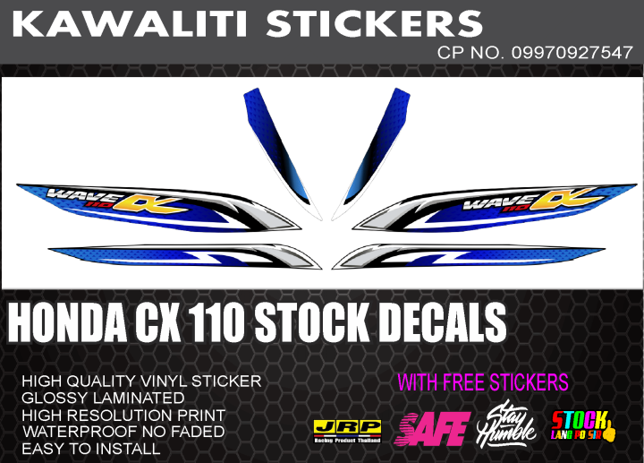 Honda CX 110 Sticker | Lazada PH