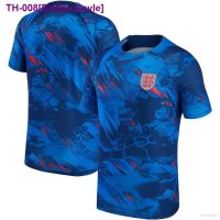 ℡▬㍿ 22x23 New 22/23 World Cup England Jersey Training Wear Football Short Sleeve Before the game Tee Player Version a