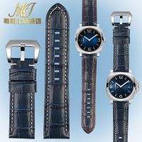 ▶★◀ Suitable for Panerai PAM01144 PAM01313 441 deep blue genuine leather watch strap 24 26mm